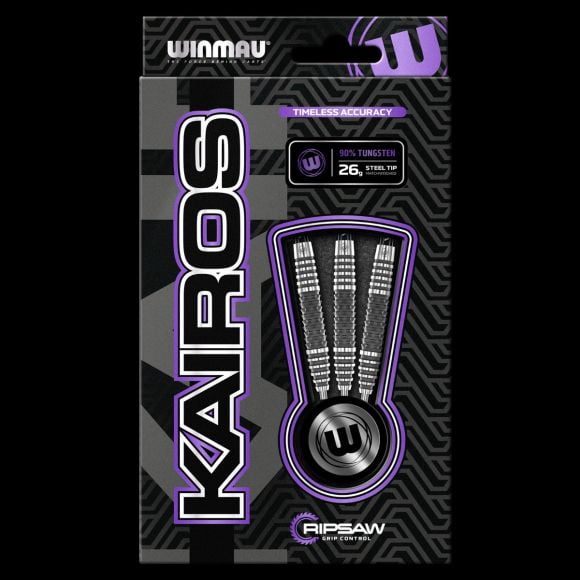 Winmau Kairos 2 Steel Tip Dart Set 26 gram 90% Tungsten Alloy