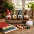 thumbnail image 5 of DIY Fabric Animal Sewing Craft Kit, Beginner Handmade Plush Making Set with Bird Gnome Dog Cat Patterns, Creative Art Gift Kit for DIY Handcraft Lovers, 5 of 8