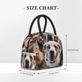 thumbnail image 3 of Haiem Realistic Cute Puppy Printed Lunch Bag Women, Lunch Box Lunch Bag for Women, Small Leakproof Cute Lunch Tote Large Capacity Reusable Insulated Cooler Lunch Container, 3 of 6