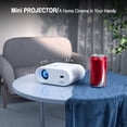 thumbnail image 3 of Proyector VISSPL Full HD 1080P de vídeo portátil para exteriores, 3 of 7