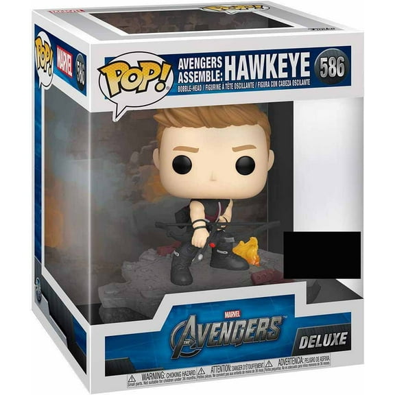 Pop Marvel Avengers 3.75 Inch Action Figure Deluxe Exclusive - Avengers Assemble Hawkeye #586