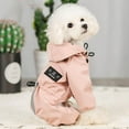 thumbnail image 2 of Prettyui Reflective Dog Raincoat Waterproof Dog Clothes Rain Jacket Jumpsuit Small Medium Dog Hoodies French Bulldog Yorkshire Raincoat, 2 of 6