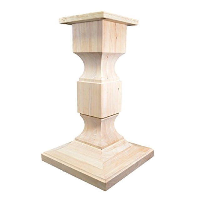 BingLTD - Base de Table Carrée Chelsea 28 Pouces de Haut (WH-Chelsea28-UNF))