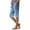 Blue_003, variant on Women Bermuda Shorts Casual Knee Length Loose Fit Beach Shorts 2026 Summer Boho Striped Floral Print Athletic Shorts with Pocket Sky Blue M