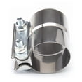 thumbnail image 3 of BUYISI Top Notch 2Pcs Stainless Steel Lap Joint Band Clamp Sleeve Coupler 2 5, 3 of 5