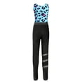 thumbnail image 4 of vastwit Kids Girls 2 Piece Gymnastics Dance Outfits Sleeveless Leotard with Legging Tracksuit Workout Blue XXL, 4 of 7