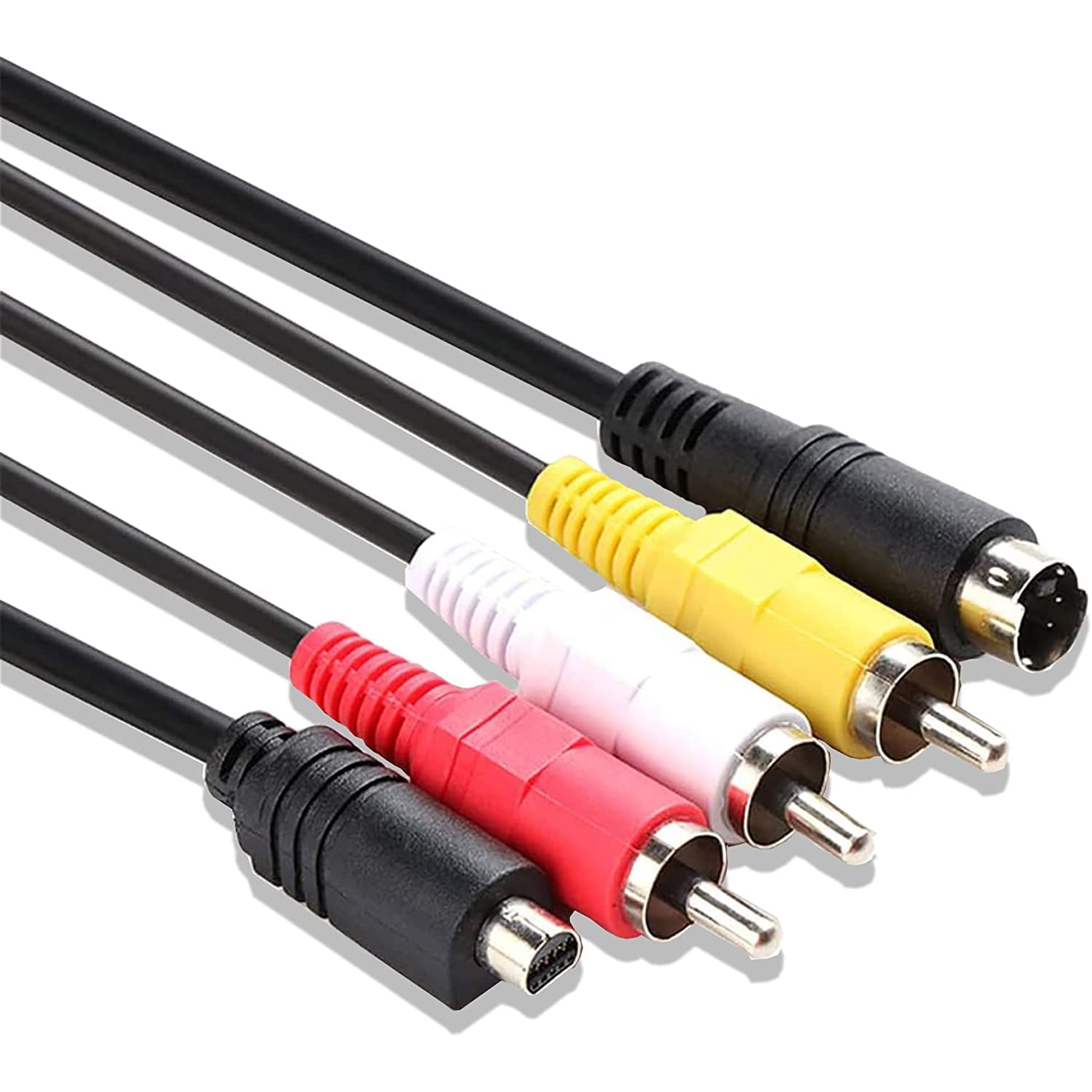 Guy-Tech AV A/V Audio Video TV-Out Cable Cord Lead Compatible with Handycam DCR-HC36/e Camcorder
