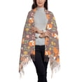 thumbnail image 2 of Fotbe Cute Little Fox Print Womens Fall Winter Scarf Tassel Soft Warm Blanket Scarves Womens Shawl Wraps, 2 of 8