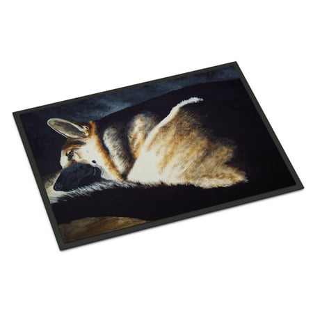 Day Dreamer German Shepherd Door Mat