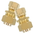 thumbnail image 1 of BESTYASH 2Ud Acoplador De Compresión De Latón Dorado Para Tuberías Con Desmontaje Fácil Y Uso Industrial, 1 of 6