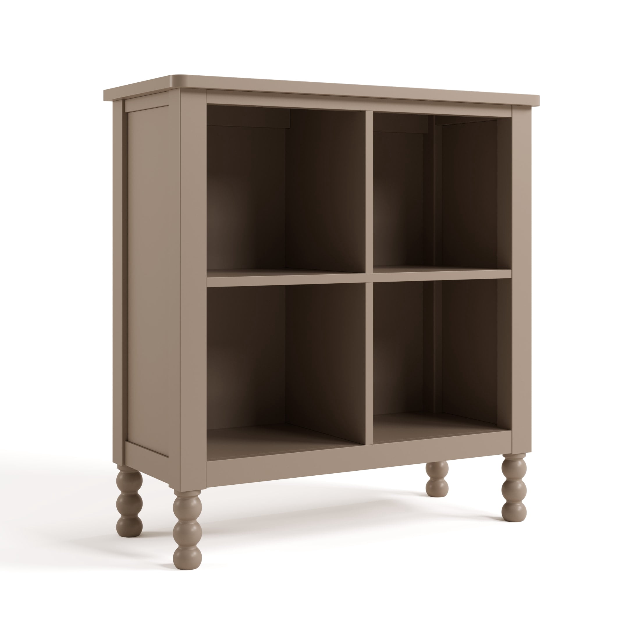 Art of Nursery by Storkcraft Rio 4 Cube Storage Organizer Kids Bookcase - Taupe