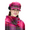 Pink Tartan, variant on Irish Women's 100% Wool Tweed Newsboy Hat Made in Ireland