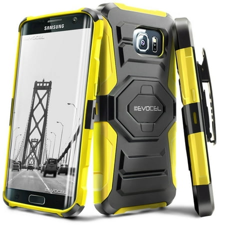 Galaxy S7 Edge Case, Evocel [Belt Clip Holster] [Kickstand] [Dual Layer] New Generation Phone Case for Samsung Galaxy S7 Edge (SM-G935 / 2016 Release),