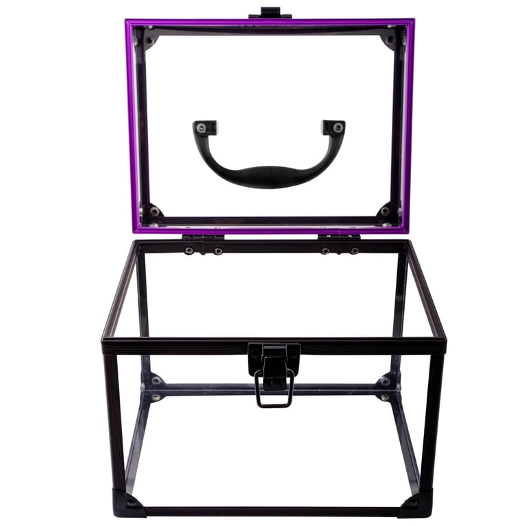 Clear Extra Large Cosmetic Train Case with Secure Closure photo 8