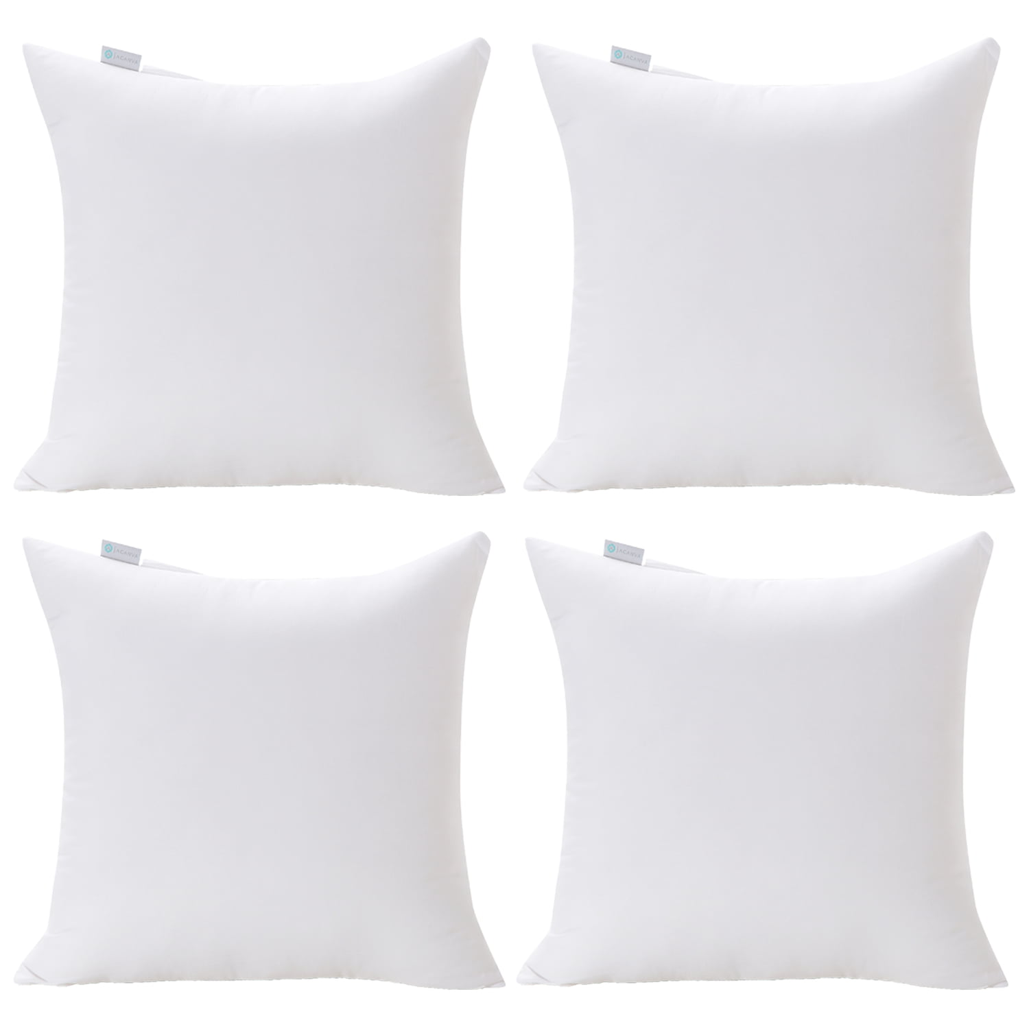 Fennco Styles Polyester Fiber White Pillow Insert 16 Round Made in USA