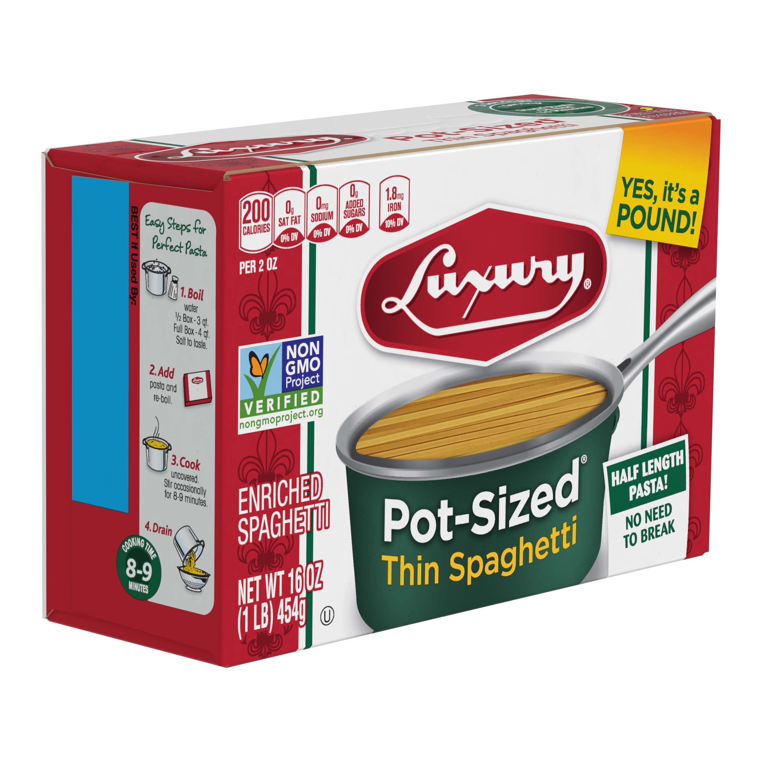 Luxury 16 oz Thin Spaghetti