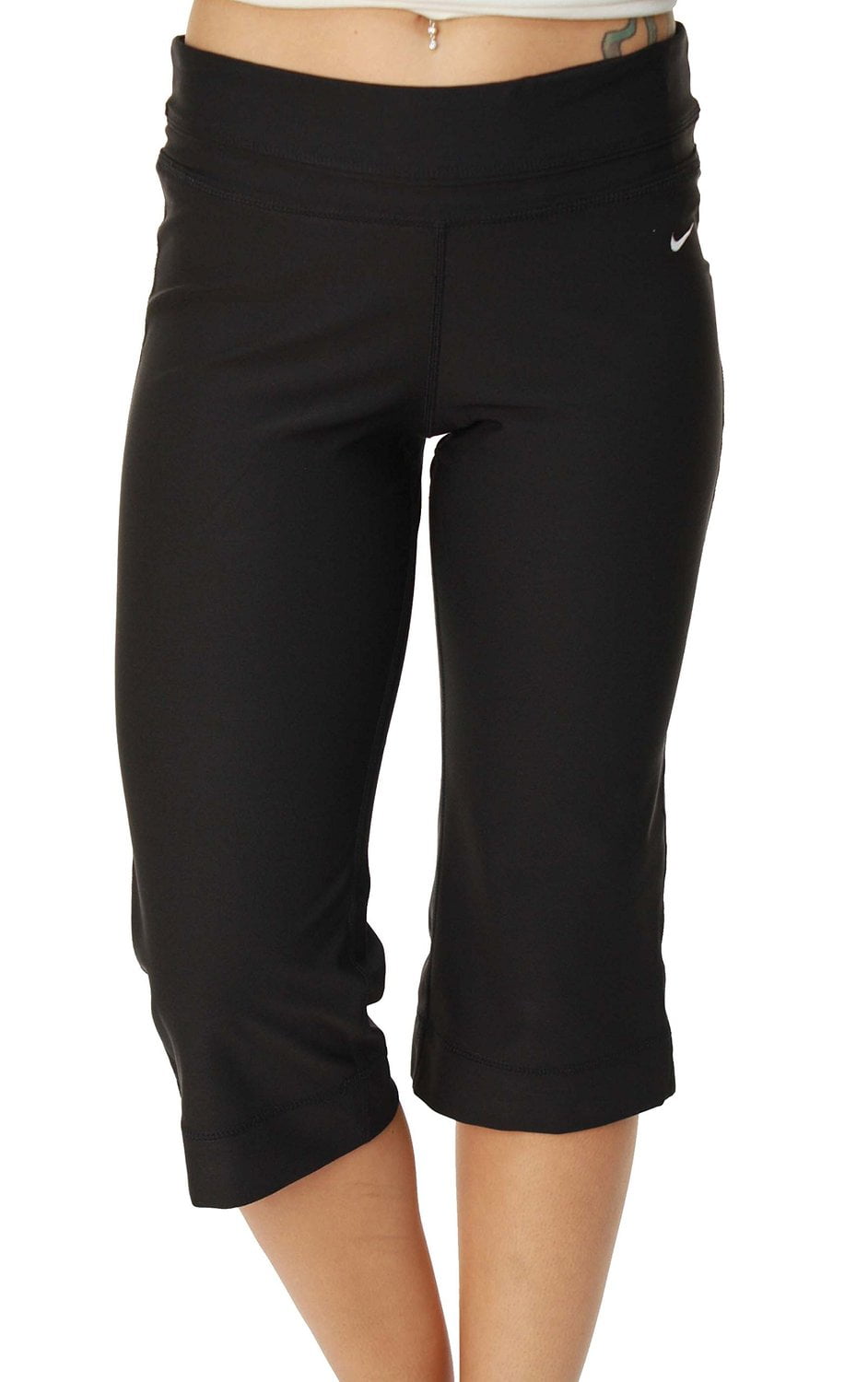 Nike Women s Dri Fit Work Out Training Capri Pants Black Walmart