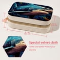 thumbnail image 5 of Starry Shark Velvet Portable Jewelry Stand with Removable Compartment - Travel Organizer, Earring Holder, and Organizer Box - Gift, 5 of 7