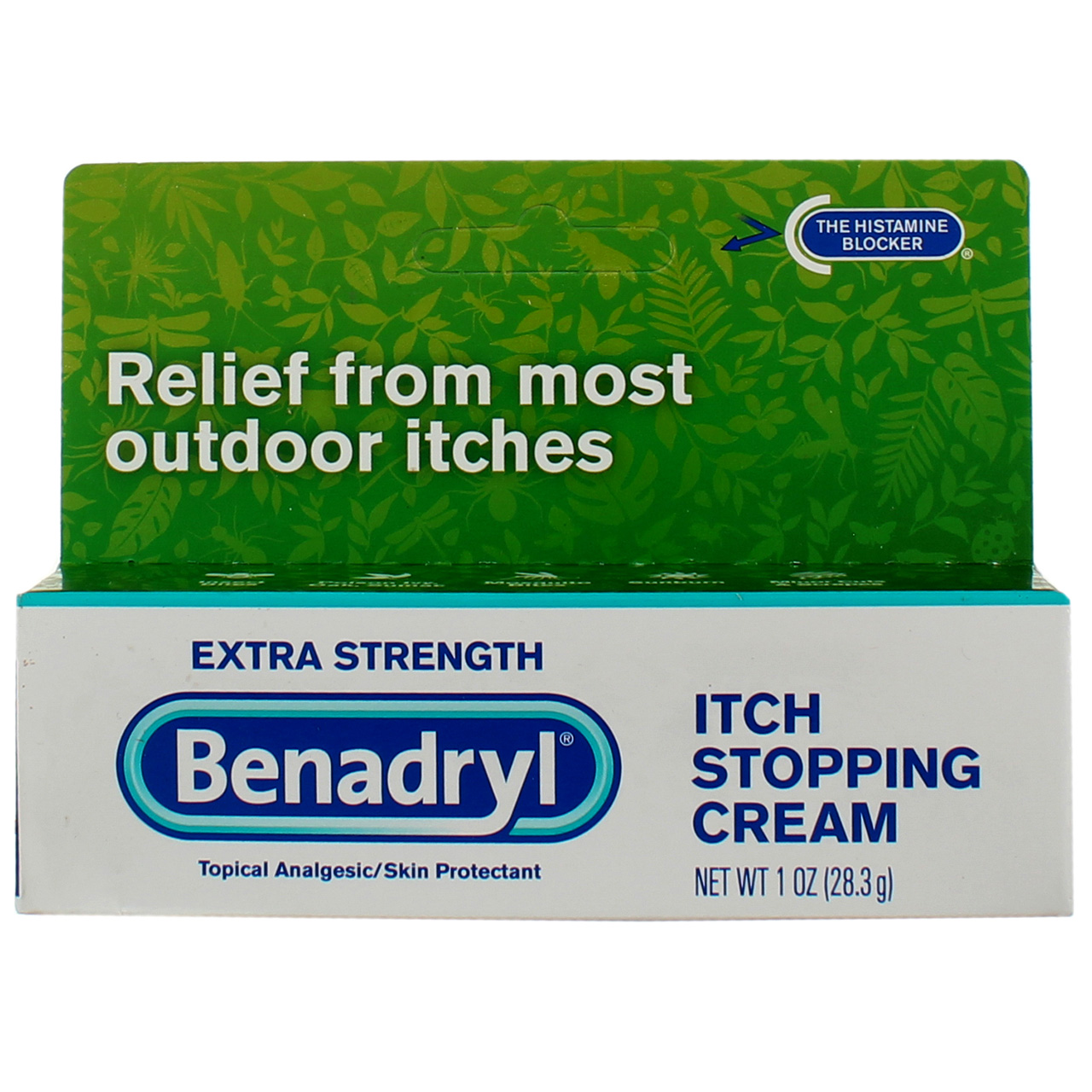 Benadryl Extra Strength Itch Stopping Cream, 1 oz (8 pack) (Bundle)