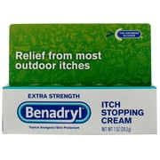 Benadryl Extra Strength Itch Stopping Cream, 1 oz (4 pack) (Bundle)