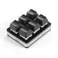 thumbnail image 3 of 6 Key Customizable Shortcut Keyboard Black, 3 of 5