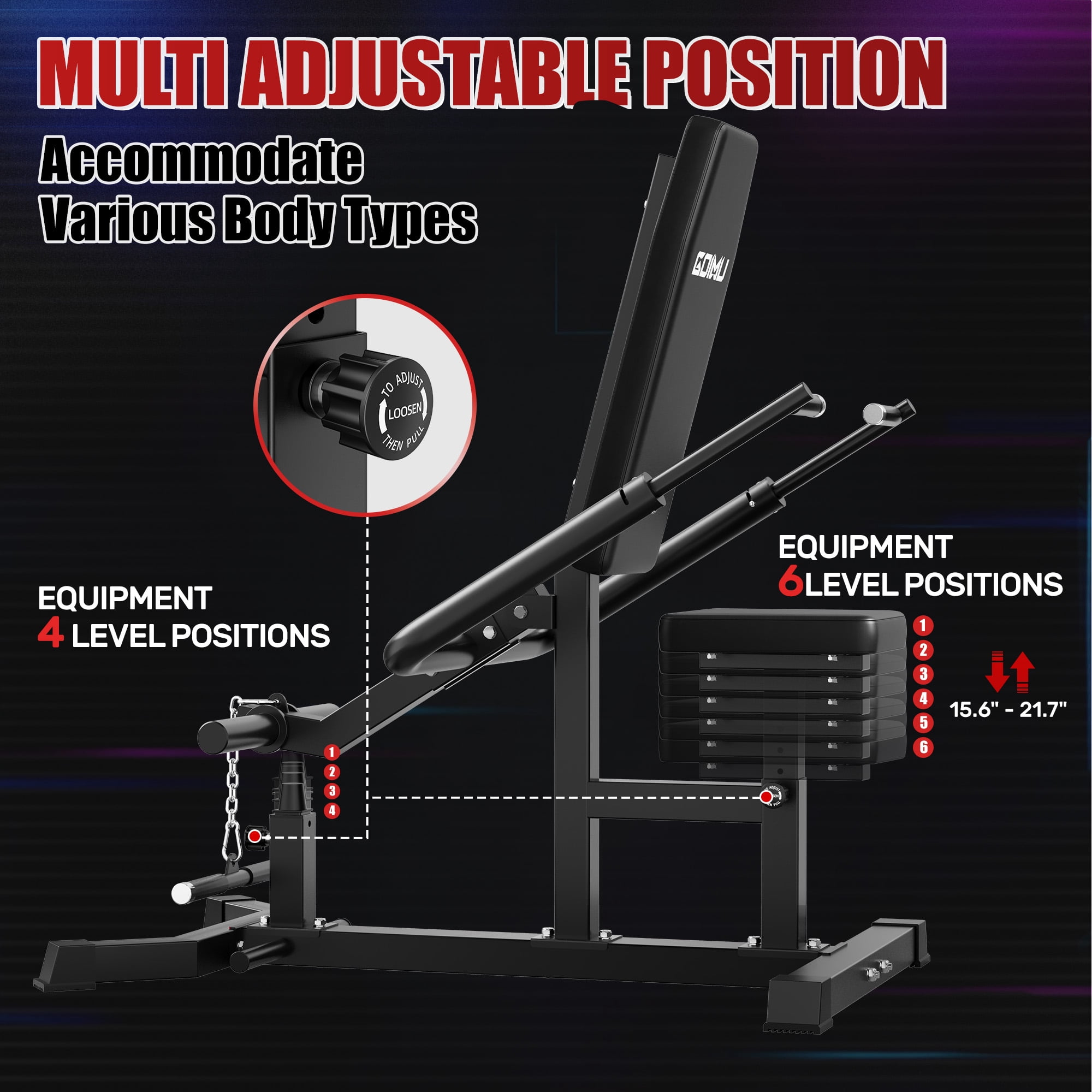 Seated Dip Machine, 400LBS Strength Training Upper Body Machine with Tricep Dip Press & Cable Bar for Home Gym