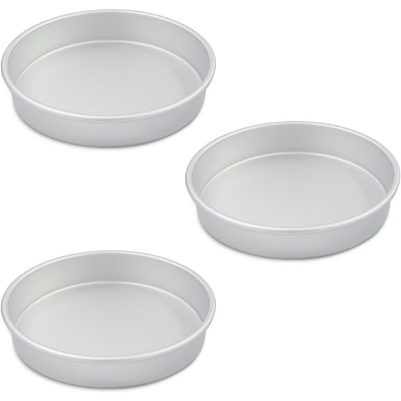 9×2 round Cake Pans Set of 3,Aluminum cake pans  baing pan for birthday cake party (9×2 round Cake Pans,Set of 3)