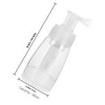 thumbnail image 2 of Raindrops body powder container Powder Spray Bottle Transparent PET Travel Friendly for Grooming Routine 1Set, 2 of 8
