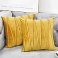 thumbnail image 5 of Juego de 2 fundas de almohada decorativas y esponjosas Dinheiro para sofá, juego de almohadas para sofá adecuado para cama, sala de estar, funda de almohada cuadrada de 18 x 18 pulgadas, 5 of 5