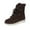 Coffee, variant on Platform Combat Snow Boots for Women Girls Fuzzy Warm Fashion Womens Winter Mid Calf Boots