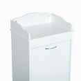 thumbnail image 5 of HomCom Modern Country Free Standing Laundry Hamper, White, 5 of 7