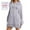 Grey, variant on The Warmy Oversized Hoodie Dress For Women Casual Drawstring Long Sweatshirt With Pocket Fashion Split Hem Long Sleeve plus Size Dress Dress plus New Years Dress for Women plus Size Formal Gowns for
