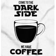 thumbnail image 2 of Come to the Darkside We Have Coffee Womens Fitted Plus Size Graphic Tee Brisco Brands 3X, 2 of 5