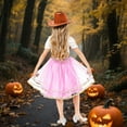 thumbnail image 4 of FYDUU Cowgirl Outfits For Girls 4Pcs Set Toddler Kids Birthday Halloween Party Dress Up Outfit With Cow Girl Hat Set Adorable Halloween 10-12 Years, 4 of 5