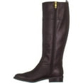thumbnail image 2 of Tommy Hilfiger Womens Ilia4 Round Toe Knee High Riding, Dark Brown, Size 6.5, 2 of 5