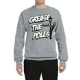 thumbnail image 2 of Wild Bobby Geaux Birds Grease the Poles NOLA Bourbon Street Philly Football Sports Unisex Crewneck Sweatshirt, 2 of 6