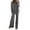 Gray, variant on Winter 2 Piece Set for Women 2 Piece Sets for Women Fall Sweater Sets for Women Womens 2 Piece Outfits One Shoulder Knit Sweater Pullovers Wide Leg Pants Sets Sweatsuit Tracksuit, Black-L