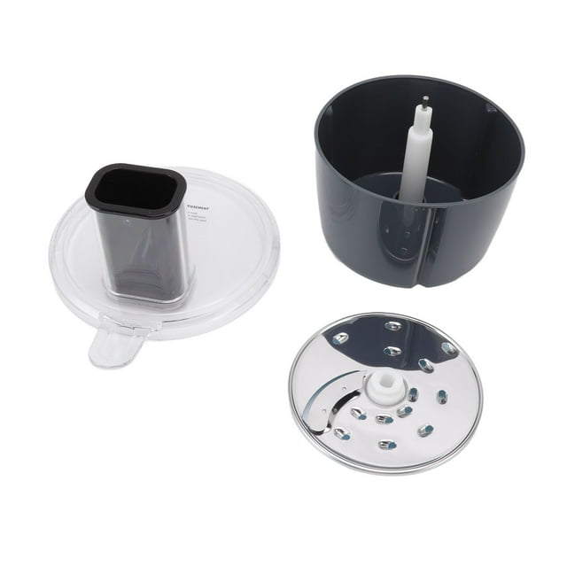 Pièces de Tranchage et de Râpage pour Robot Culinaire, Pièces de Réparation Compatibles Lave-Vaisselle, Utilisation Durable, Ensemble de Contenants pour Robot Culinaire pour la Cuisine