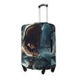 thumbnail image 2 of Balery Luggage Cover Wave Sailboat Shark Print Suitcase Covers for Luggage Elastic Washable Suitcase Protector Fits 18-32 Inch Luggage-X-Large, 2 of 9