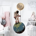 thumbnail image 1 of Adhesivos de pared con diseño de astronauta, luna y globo espacial, 1 of 2