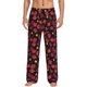 thumbnail image 1 of Fotbe Beautiful Maple Leaf Lantern Pantalones de Pijama para Hombre, Pantalones de Dormir, Pantalones de Casa con Cintura Ajustable y Bolsillos-XX-Large, 1 of 6