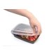 thumbnail image 2 of Kabalo 10 Pack Premium Stackable Microwave Re-usable Lunchbox Food Container Meal Boxes, 2 of 3