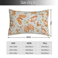 thumbnail image 4 of Disketp Pillow Covers Retro Floral Butterfly Pattern Throw Pillow Case Cushion Covers,Cushion For Bedroom,Couch,Home-16"X24", 4 of 9