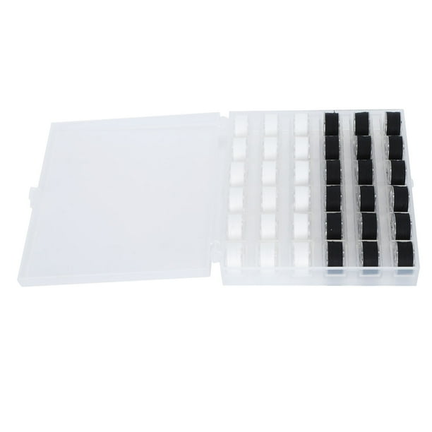 Accesorios para máquinas de coser máquinas de coser de tamaño estándar Juego de caja de bobinas de hilo de coser universal Bobinas de coser para el hogar para máquinas de ANGGREK Otros