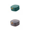 thumbnail image 1 of Almacenamiento ,Caja de almacenamiento de 3 capas apible con tapa,Pequeño orgazador con compartimento pequeño,Soporte para pendientes,regalo Gloria Almacenamiento de joyas, 1 of 9