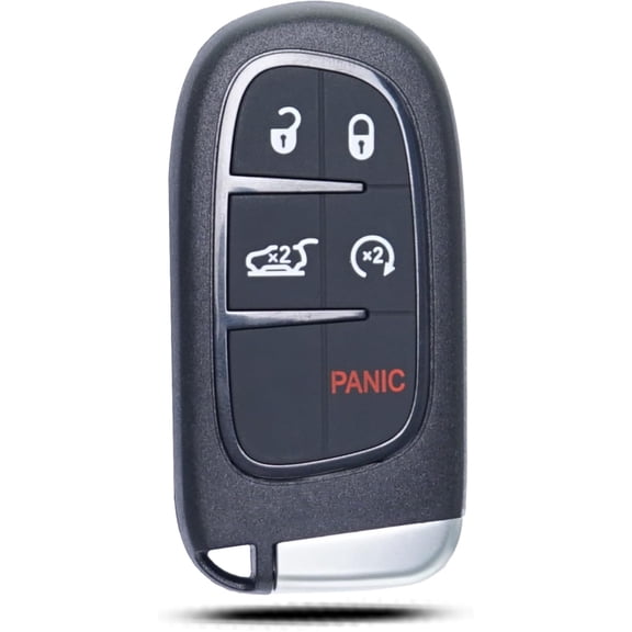 Smart Key Fob Remote Replacement Fits for Jeep Cherokee 2014 2015 2016 2017 2018 2019 2020 2021 2022 Keyless Entry Remote Start Control 68141580AG 433 MHz 5 Buttons