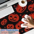 thumbnail image 2 of Long Mouse Pads for Desk,Halloween Red Pumpkins Pattern Desk Mats on Top Of Desks, Desk Mouse Pad Extra Large with 3mm Non-Slip Base and Stitched Edge for Gaming,Office,Work,Home 47.3x23.6in, 2 of 5
