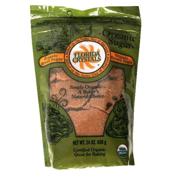 Florida Crystals Organic Brown Sugar 24 Oz. - Walmart.com