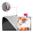thumbnail image 2 of Gukieu Three Goldfish Watercolor Splash Print Magnetic Mailbox Cover, Sun-proof and Waterproof Home Yard Mailbox Cover-25.5x21 in, 2 of 8