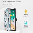 thumbnail image 3 of Case for iPad (A) th Generation iPad th Generation . Build with Pencil Holder Protective th/th Stand Cover View Angles Auto Wake/Sleep Colord Cats, 3 of 7